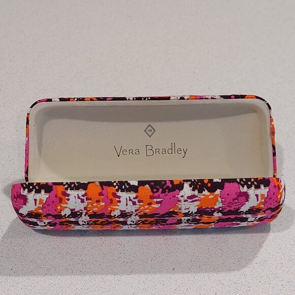 Vera Bradley "Houndstooth Tweed" Clamshell Glasses Case - Picture 13 of 13